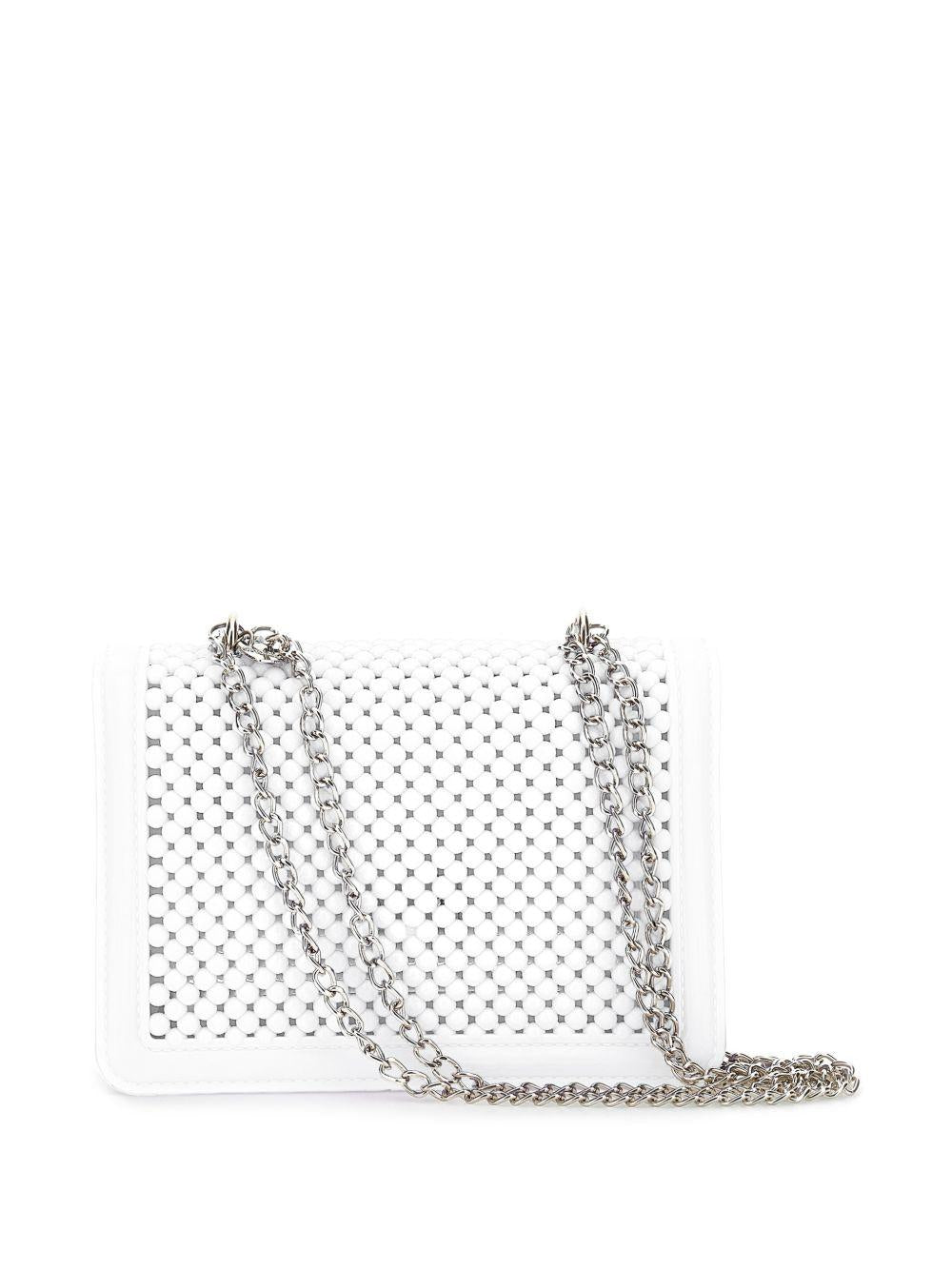 Borsa a tracolla con borchie e catena 17G0007061 0099 MONNALISA KIDS 