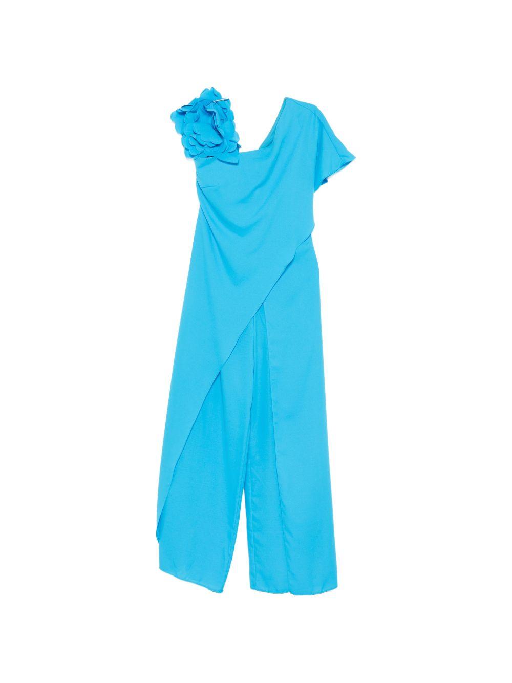 Jumpsuit asimmetrica con dettaglio floreale 1T1C7CRP00650 CIAN ROSA CLARA COCKTAIL 