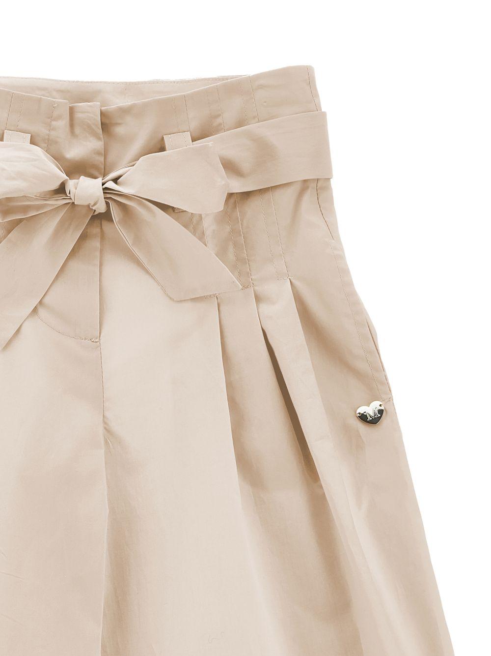 Pantaloni palazzo con cintura da annodare 17G4037116 0003 MONNALISA KIDS 
