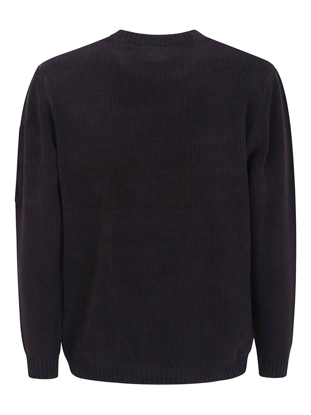 Maglione Nero con Dettaglio Lens 19CMKN017A005558G 999 CP COMPANY 