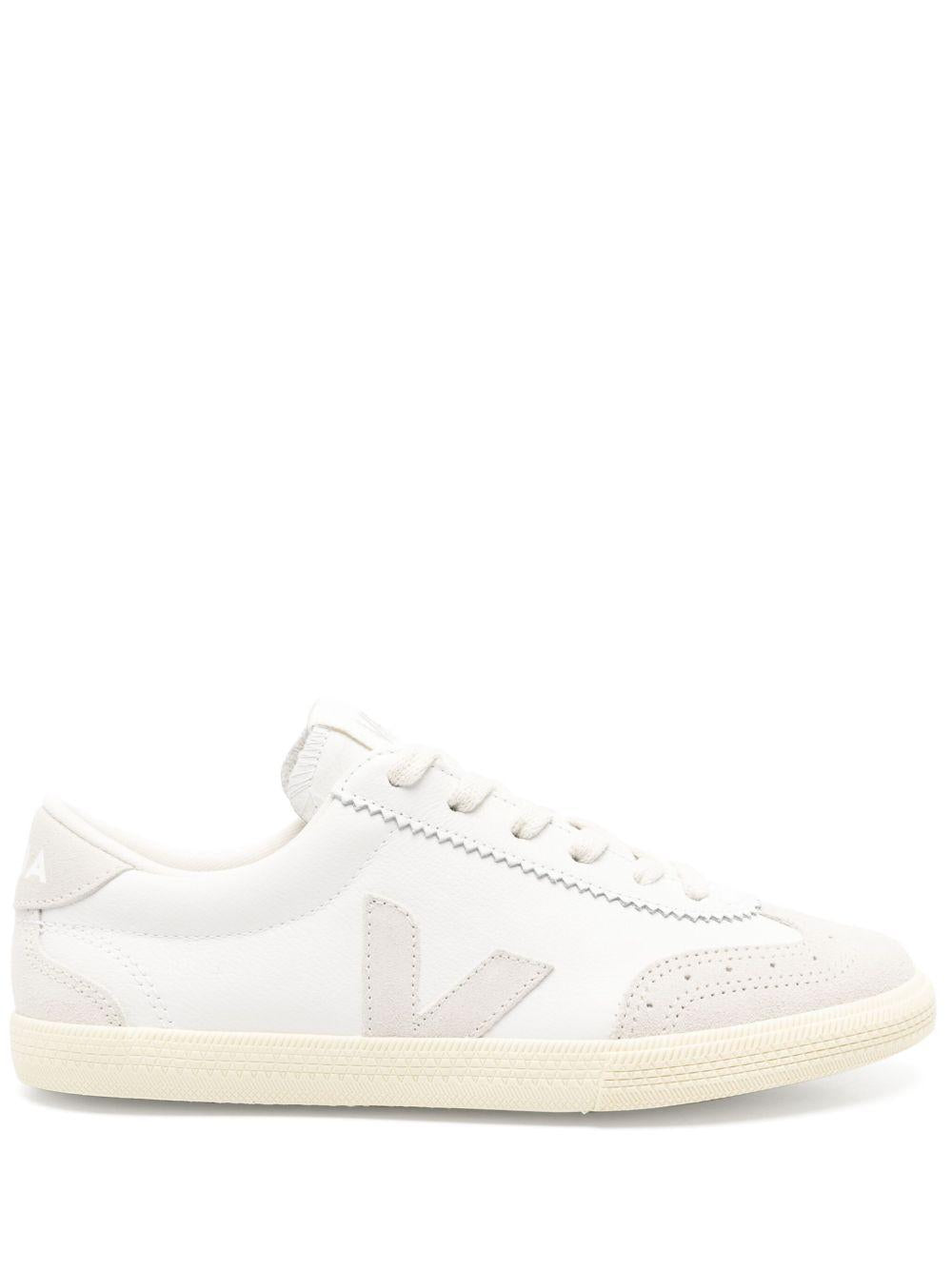 Sneakers Bianche in Pelle con Inserti Scamosciati VO2003852A WHITENATURAL VEJA 