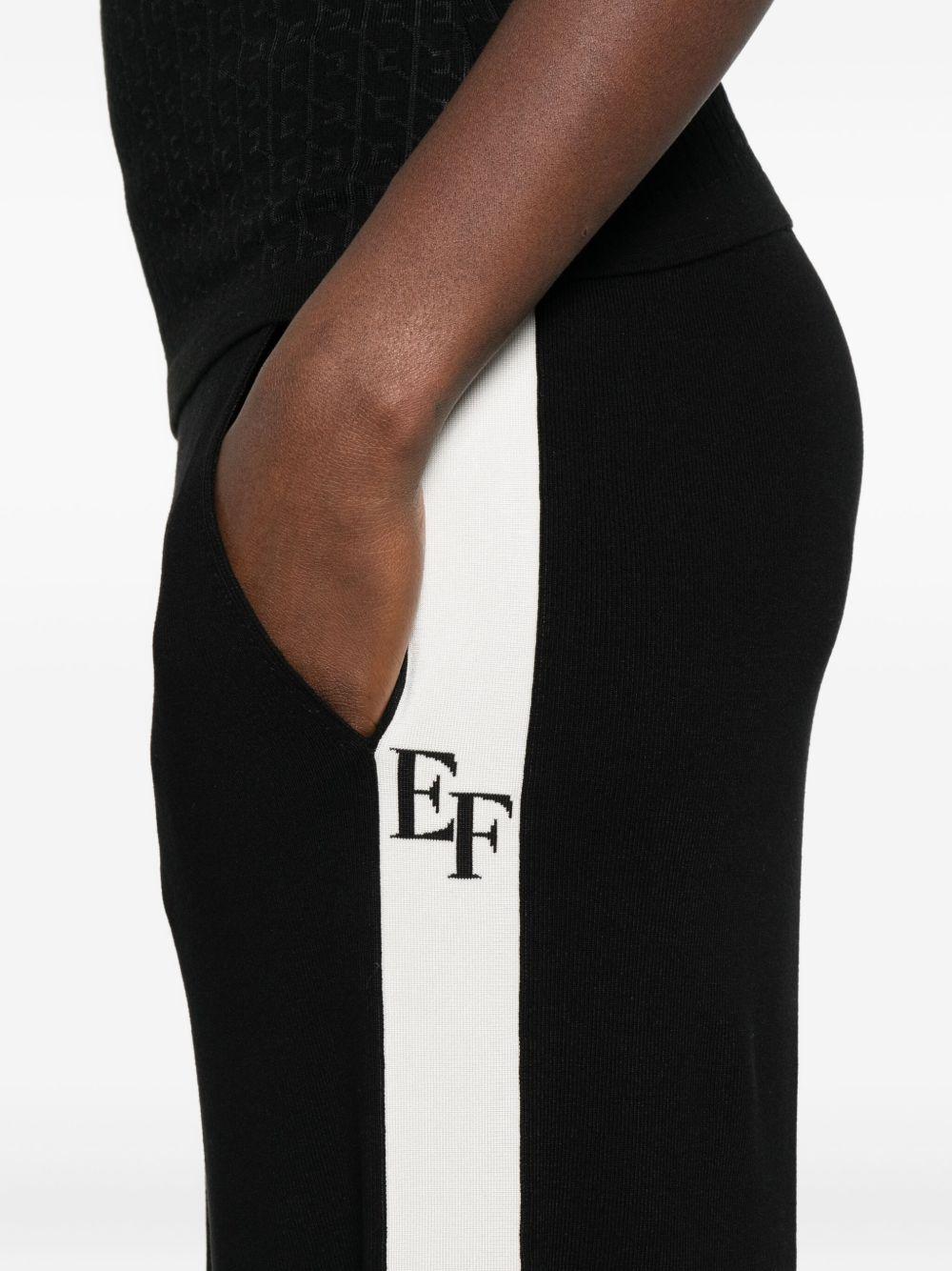 Pantaloni a Taglio Dritto con Vita Elasticizzata KP69S56E2 EF3 ELISABETTA FRANCHI 