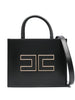 Borsa Tote Piccola con Tracolla Rimovibile e Placca Logo