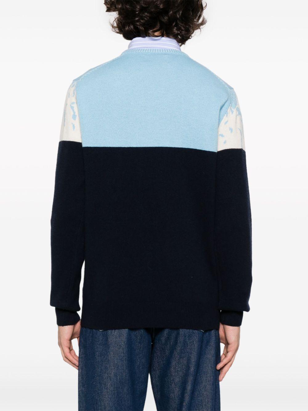 Maglione Uomo Blu Lana HER0011 09975E MC2 SAINT BARTH 