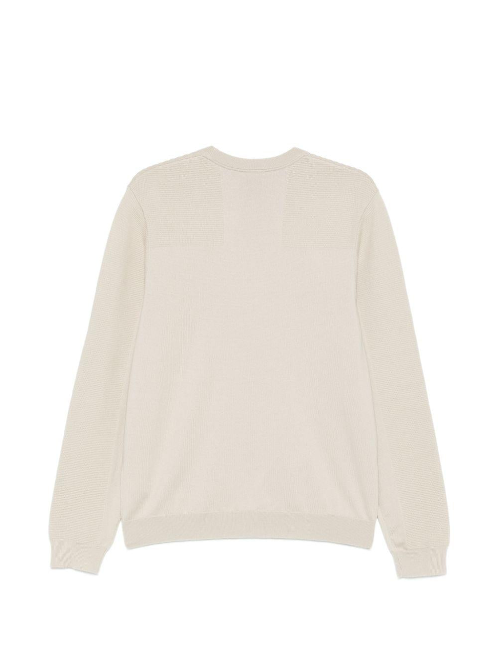 Pullover girocollo con pannelli texture 50547507 272 BOSS 
