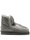 Stivale eskimo 18 logo grigio strass