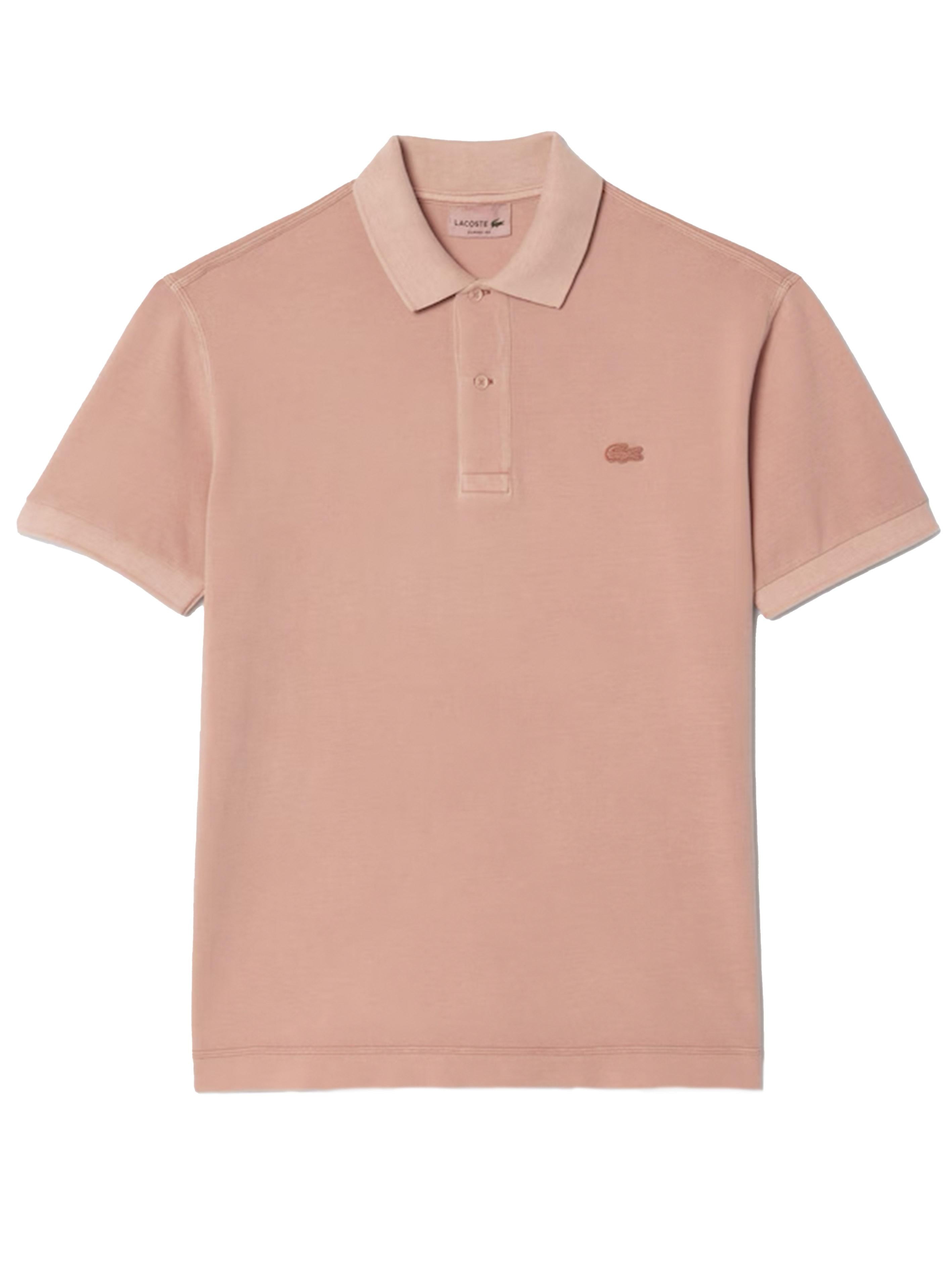 <BR/>Polo logo ricamo tono su tono rosa <BR/> PH3450 K86 LACOSTE 