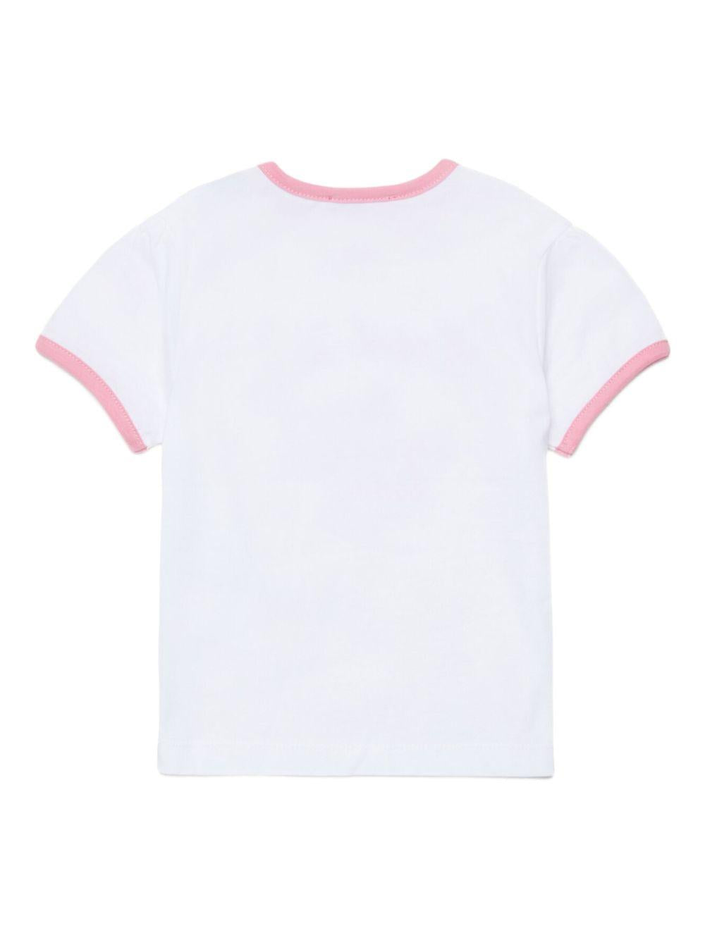 T-shirt con ricamo glitterato K0076800YI9 K100 DIESEL KIDS 