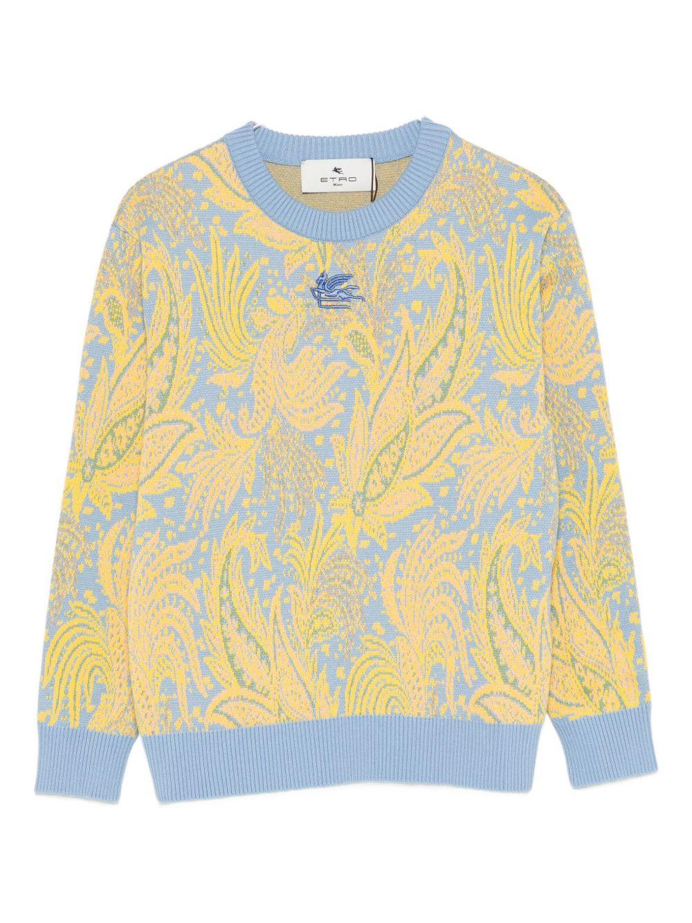 Maglione con Stampa Paisley Jacquard GX9P40X0003 638 ETRO KIDS 