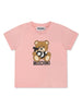 T-shirt rosa teddy toy neonata