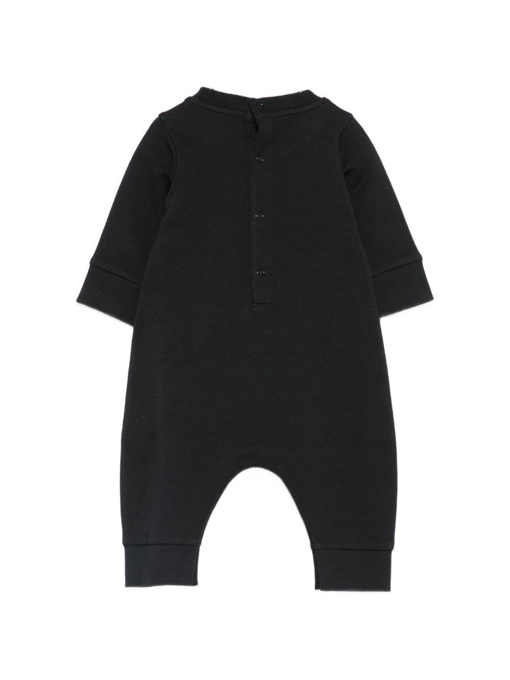 Tutina in cotone con logo L19518L0000489B9Y 778 MONCLER KIDS 