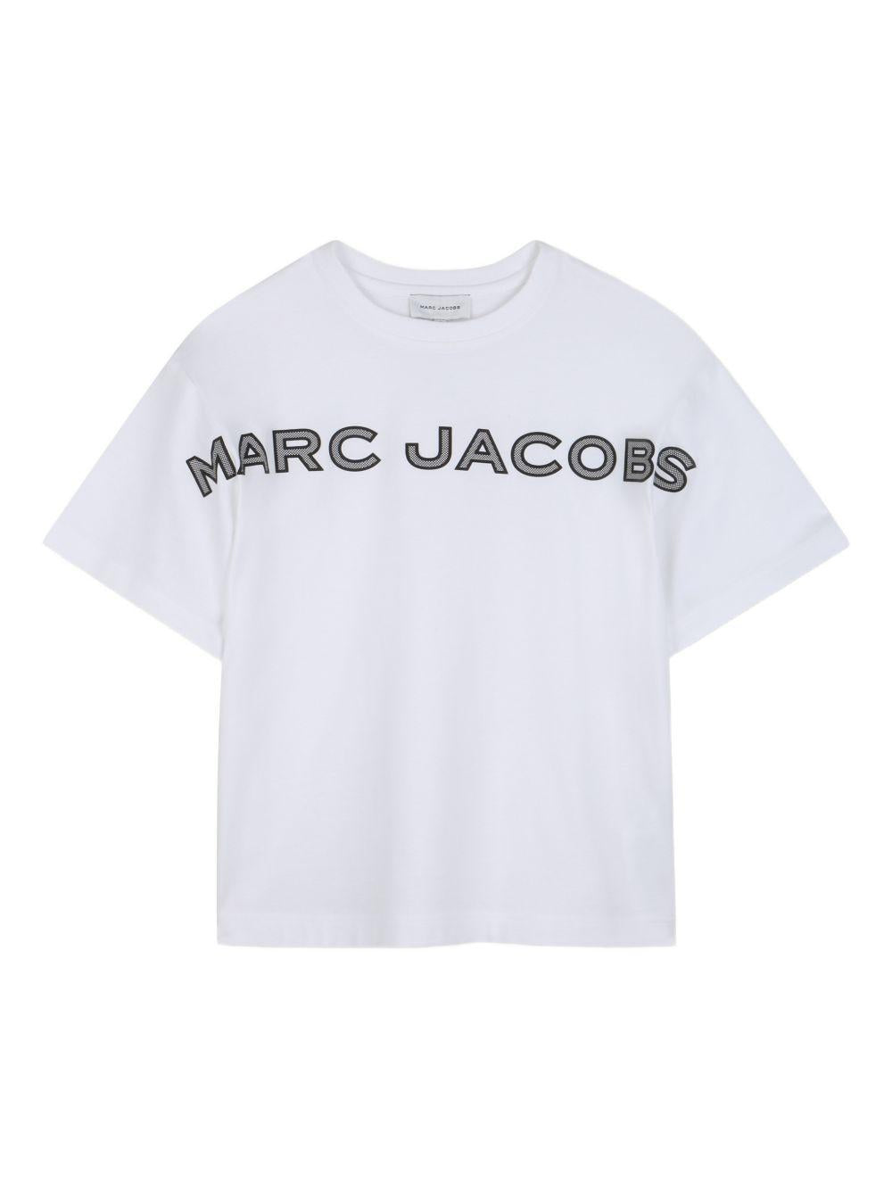 T-shirt con logo a contrasto W60766 10P MARC JACOBS KIDS 