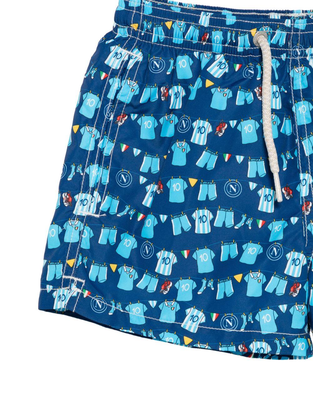 Costume con stampa all over JEA0004 07453L MC2 SAINT BARTH KIDS 