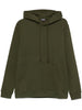 Felpa verde militare logo laterale