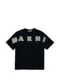 T-shirt con logo applicato