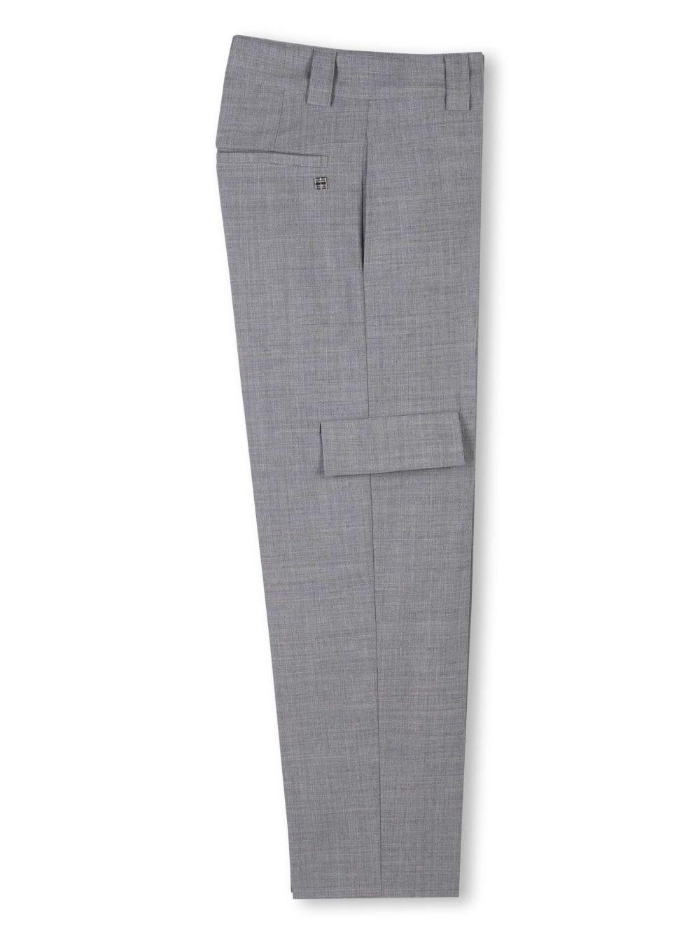 Pantalone classico grigio cargo H30688 A47 GIVENCHY KIDS 