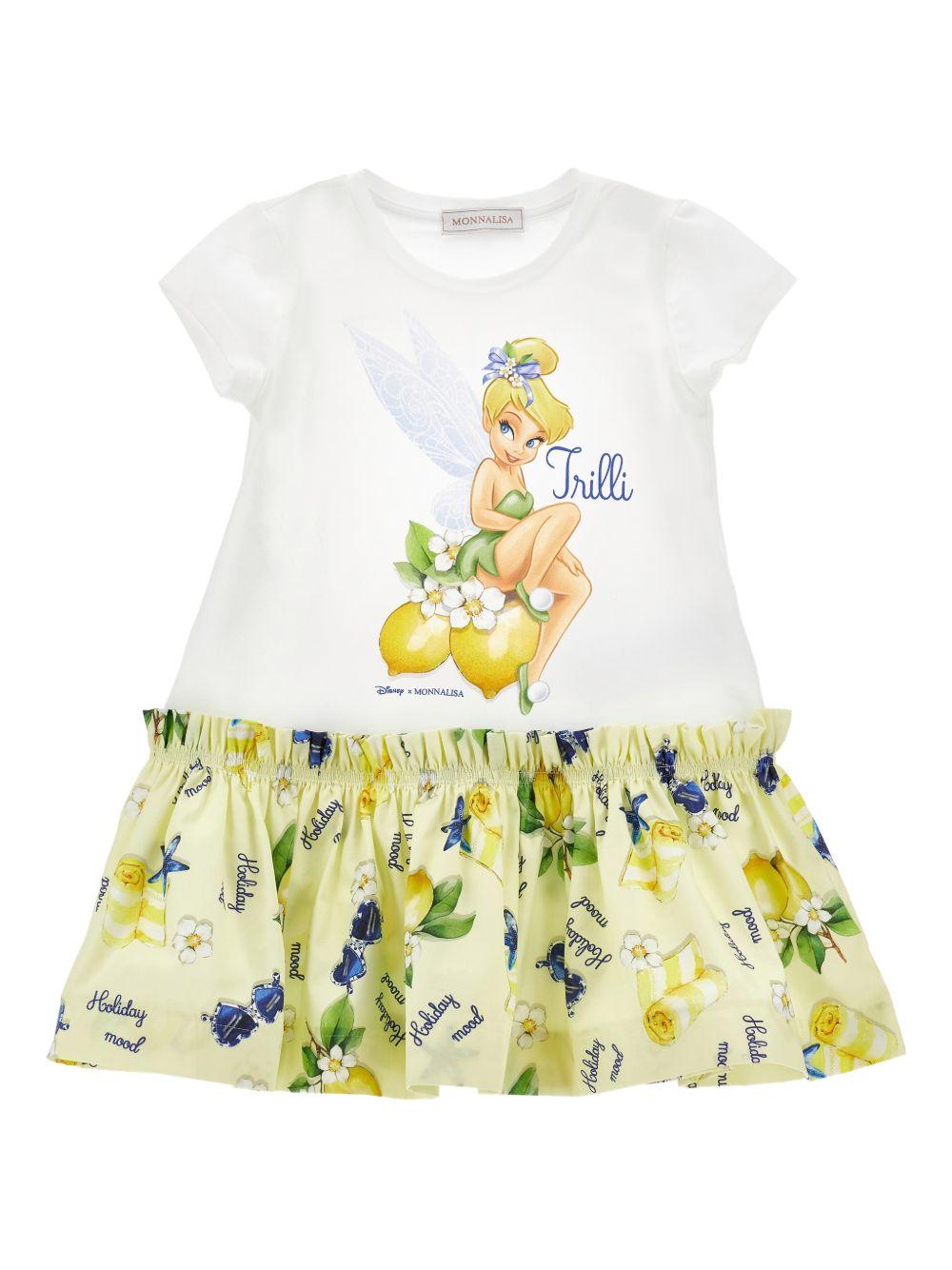 Abito con stampa Trilli 11G9167201 9914 MONNALISA KIDS 