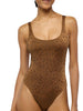 Lora costume intero con decorazione in strass leo
