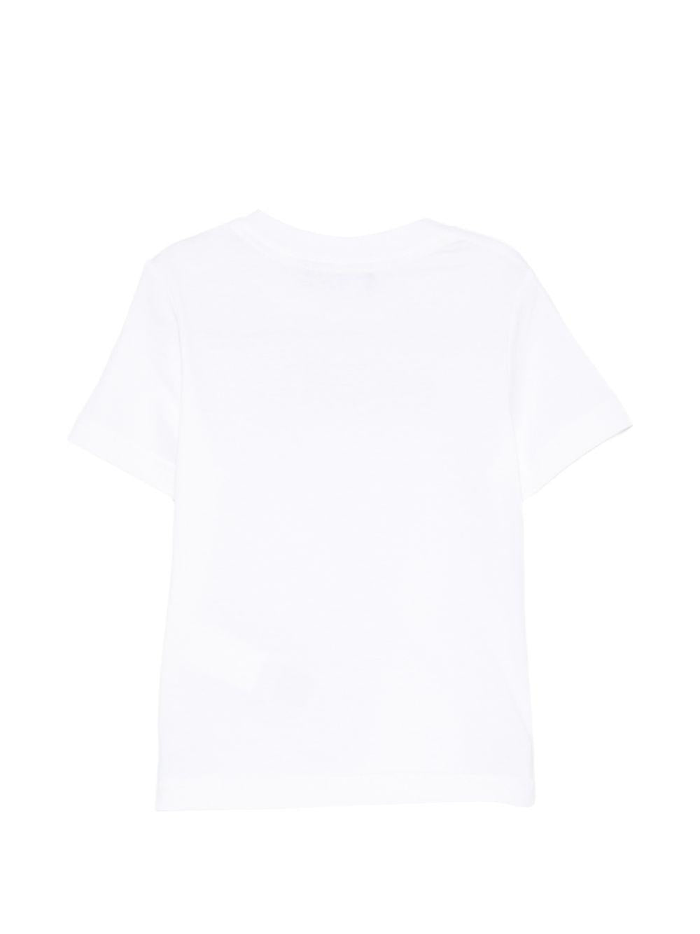 T-shirt in cotone con chiusure automatiche DQ3275D00XM DQ100 DSQUARED KIDS 