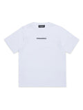 T-shirt Bianca con Stampa Frontale