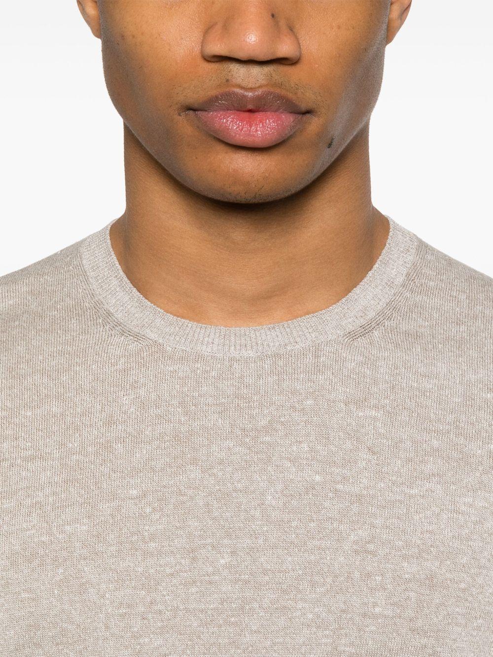 T-shirt Josh  in filo beige