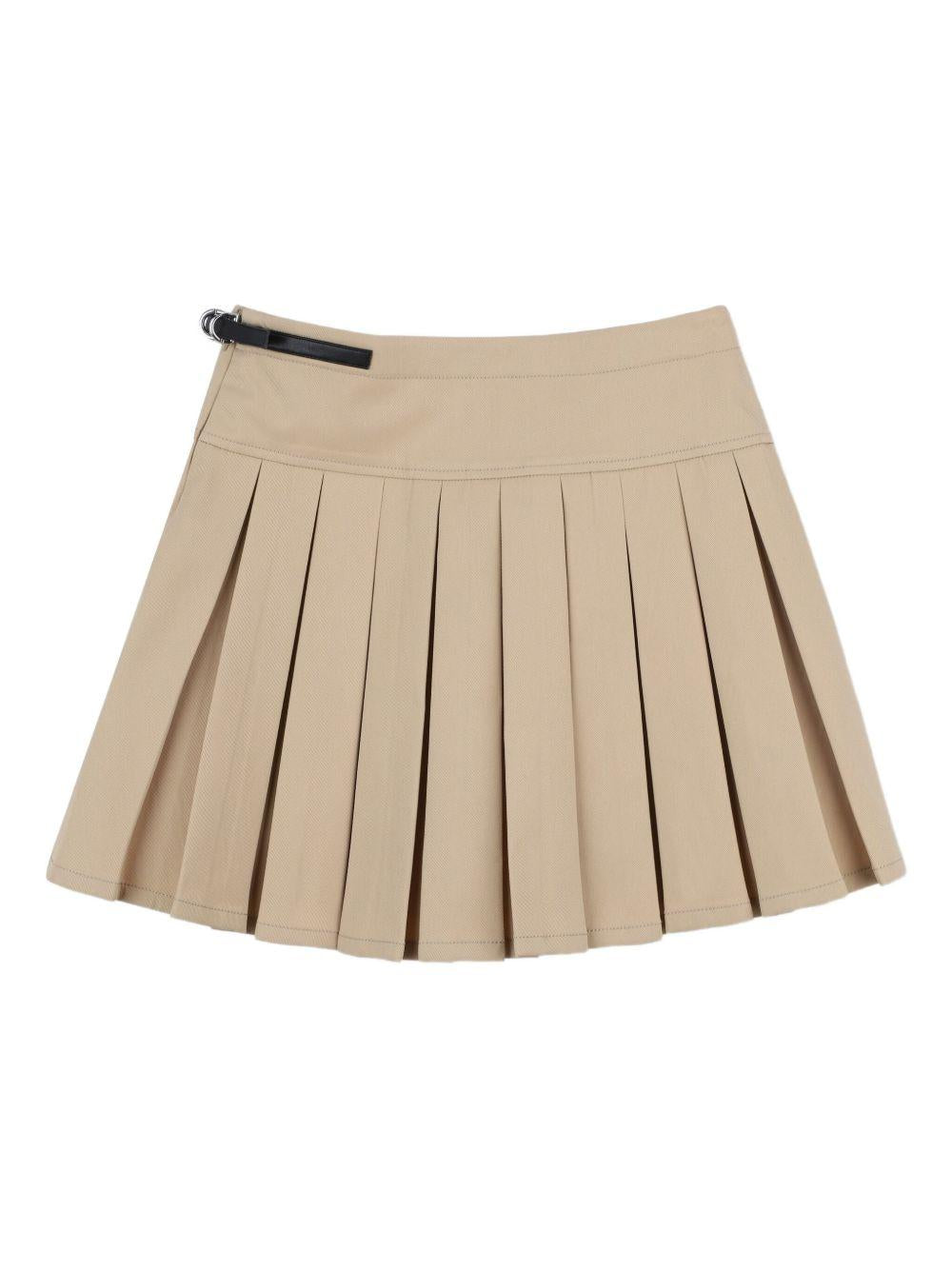 Minigonna Plissé con Bottoni Frontali e Fibbia H30972 20P GIVENCHY KIDS 