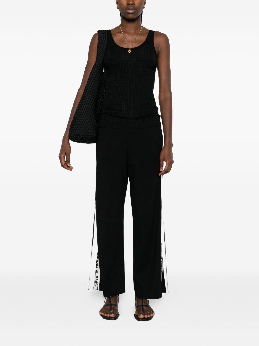 Pantaloni a Taglio Dritto con Vita Elasticizzata KP69S56E2 EF3 ELISABETTA FRANCHI 