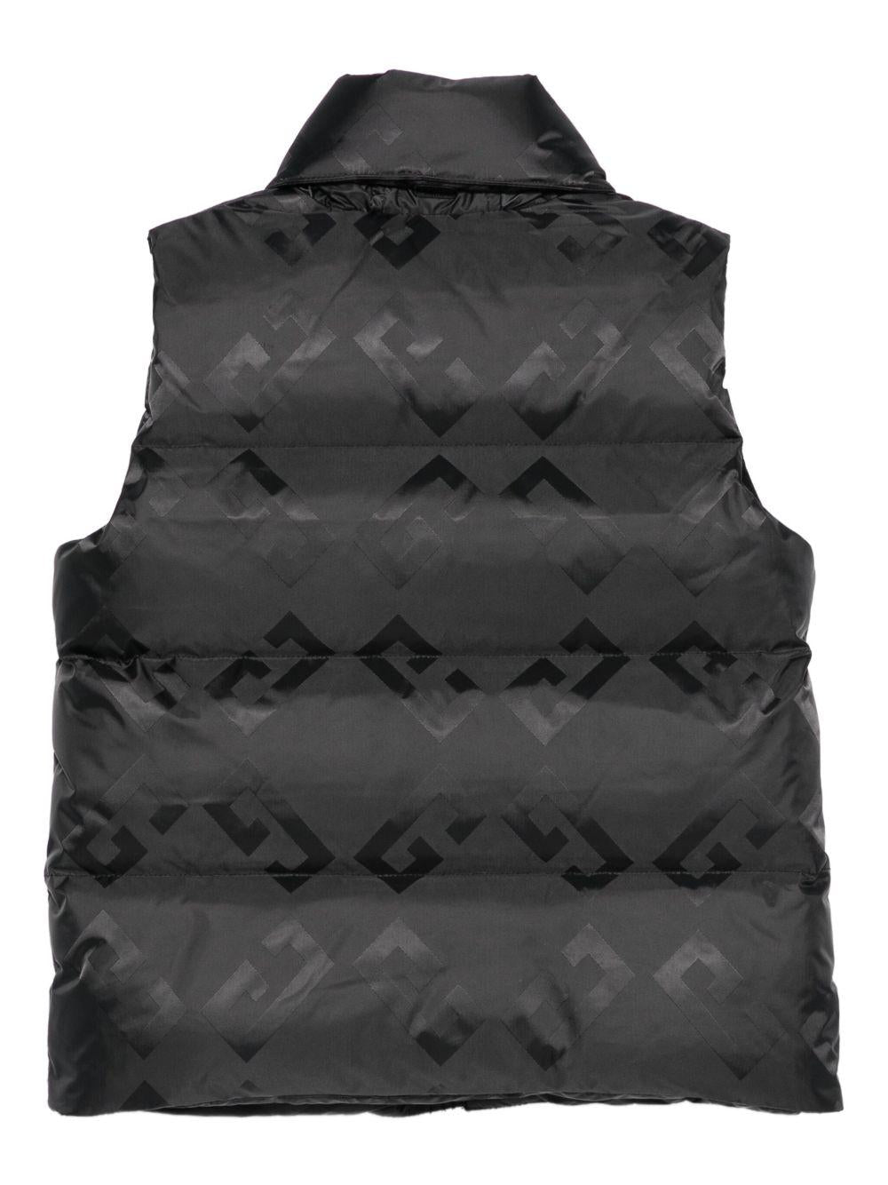 Gilet Imbottito con Monogramma e Design Trapuntato H30932 09B GIVENCHY KIDS 