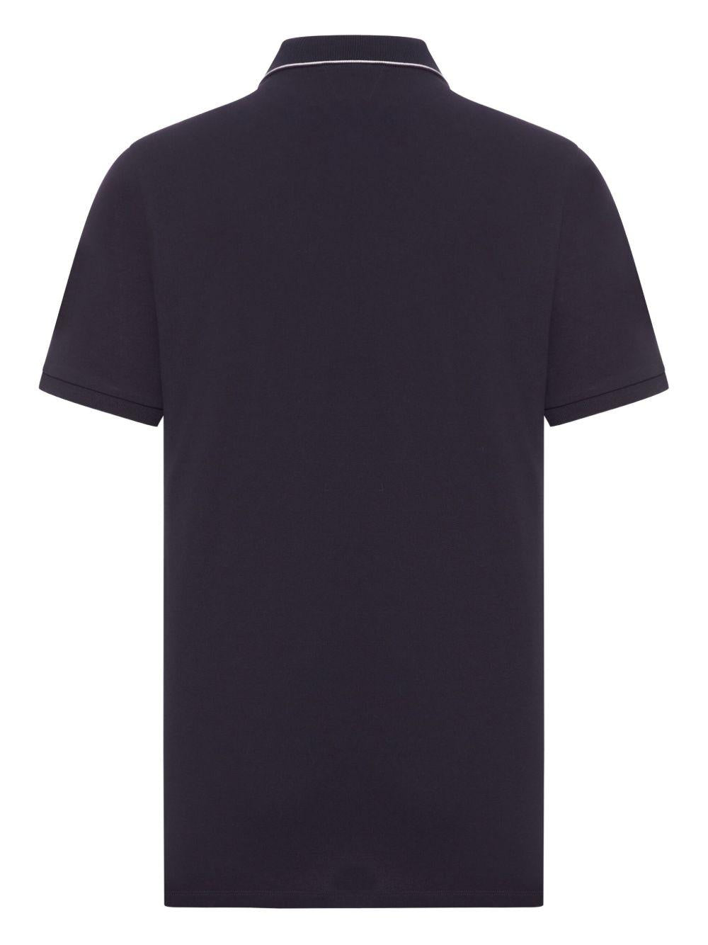Polo in cotone con bordino bianco RCCMPL722A005263W 888 CP COMPANY 