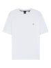 T-shirt Bianca in Cotone Mercerizzato