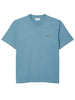T-shirt azzurra mini logo ricamo