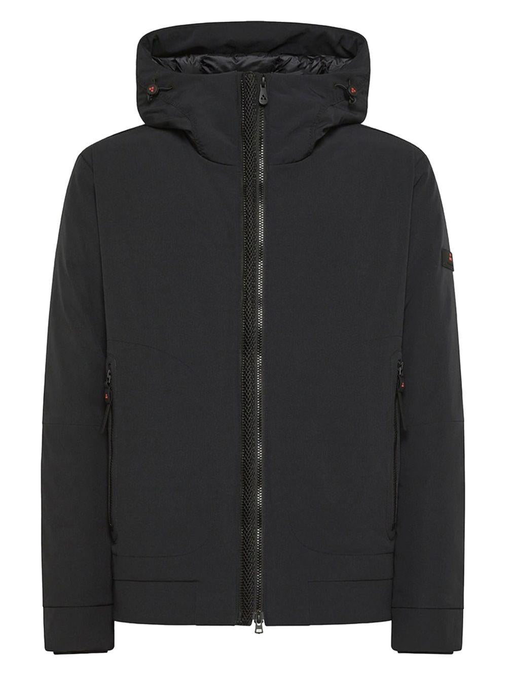 Giacca nera con cappuccio e zip PEU556601192020 NER PEUTEREY 