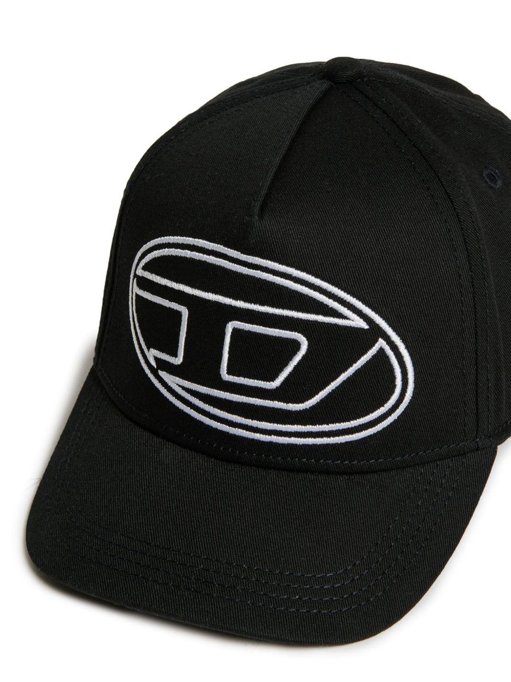 Cappello da Baseball in Cotone con Ricamo J02132KXA77 K900 DIESEL KIDS 