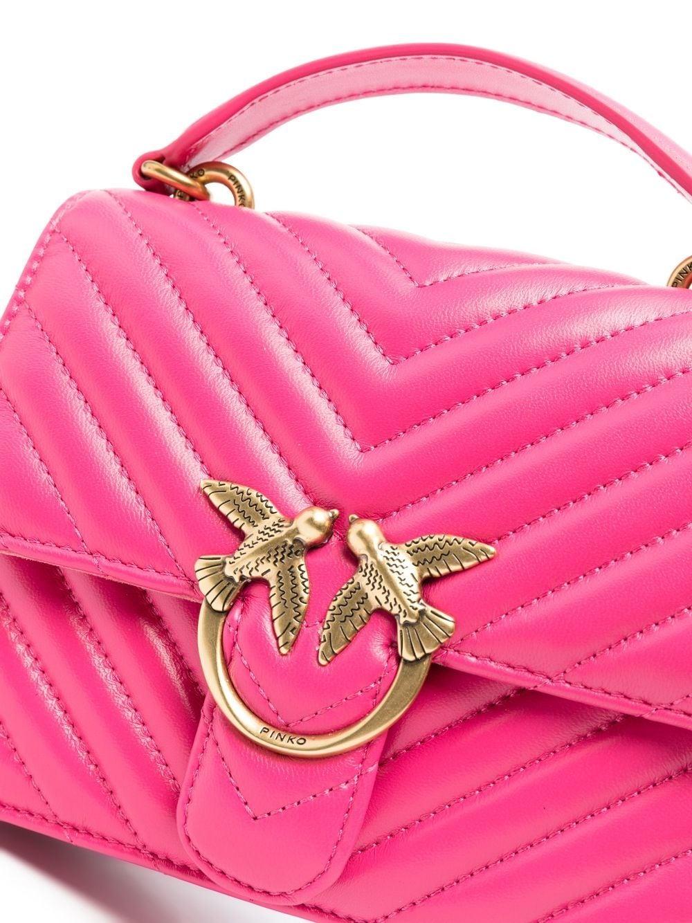 Borsa Mini Trapuntata con Fibbia Love Birds 100071A0GK N17Q PINKO 
