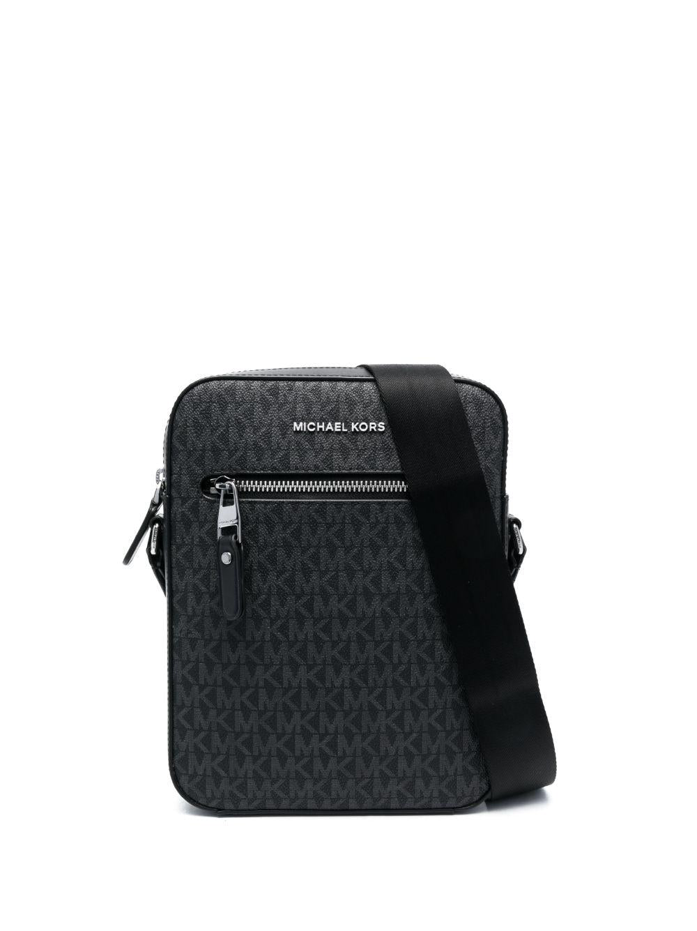 Portafoglio in pelle con fibbia 33F9LVAC6U 001 MICHAEL KORS 