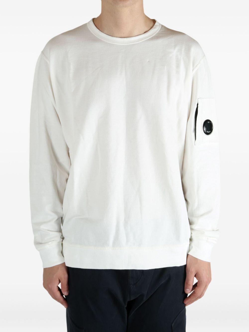 Felpa in cotone con collo girocollo RCCMSS711A002246G 103 CP COMPANY 