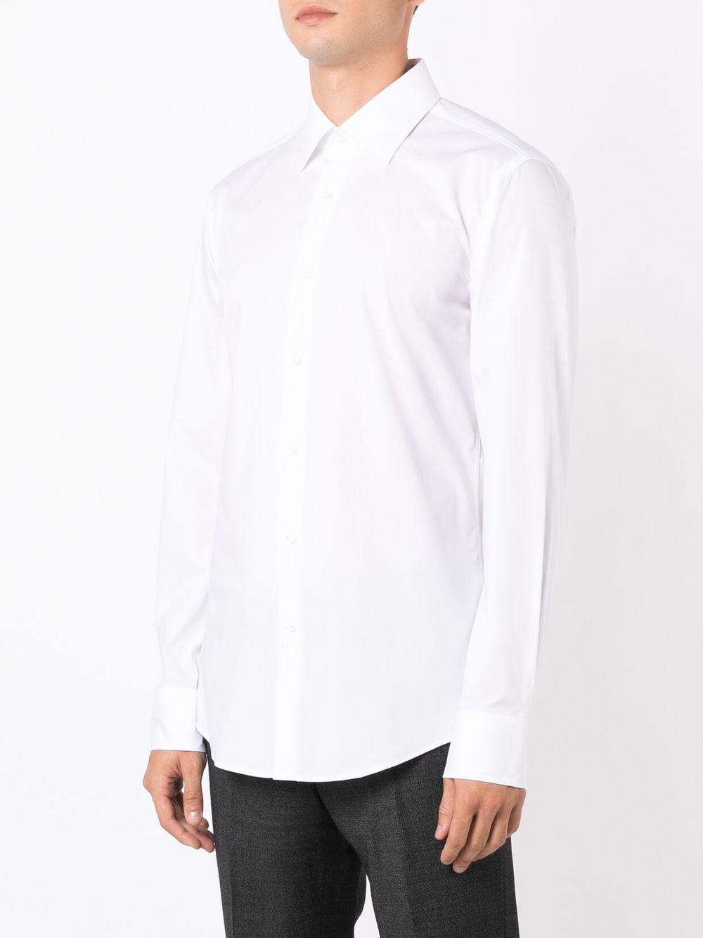 Camicia bianca colletto classico 50469345 100 BOSS 
