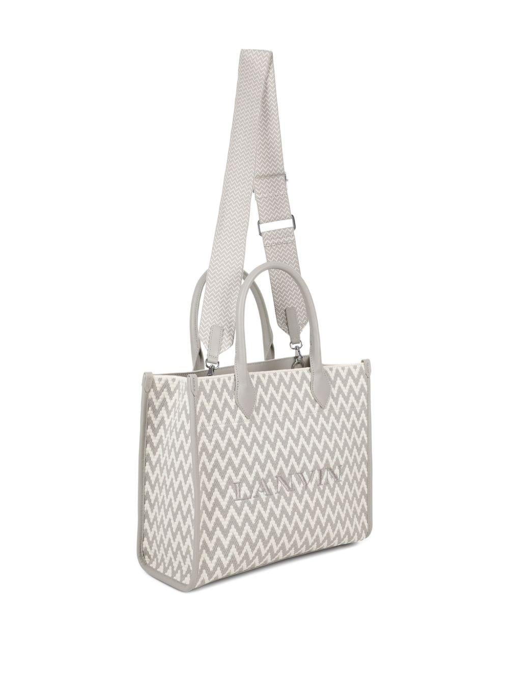 Borsa a mano con motivo chevron N30330 N52 LANVIN KIDS 