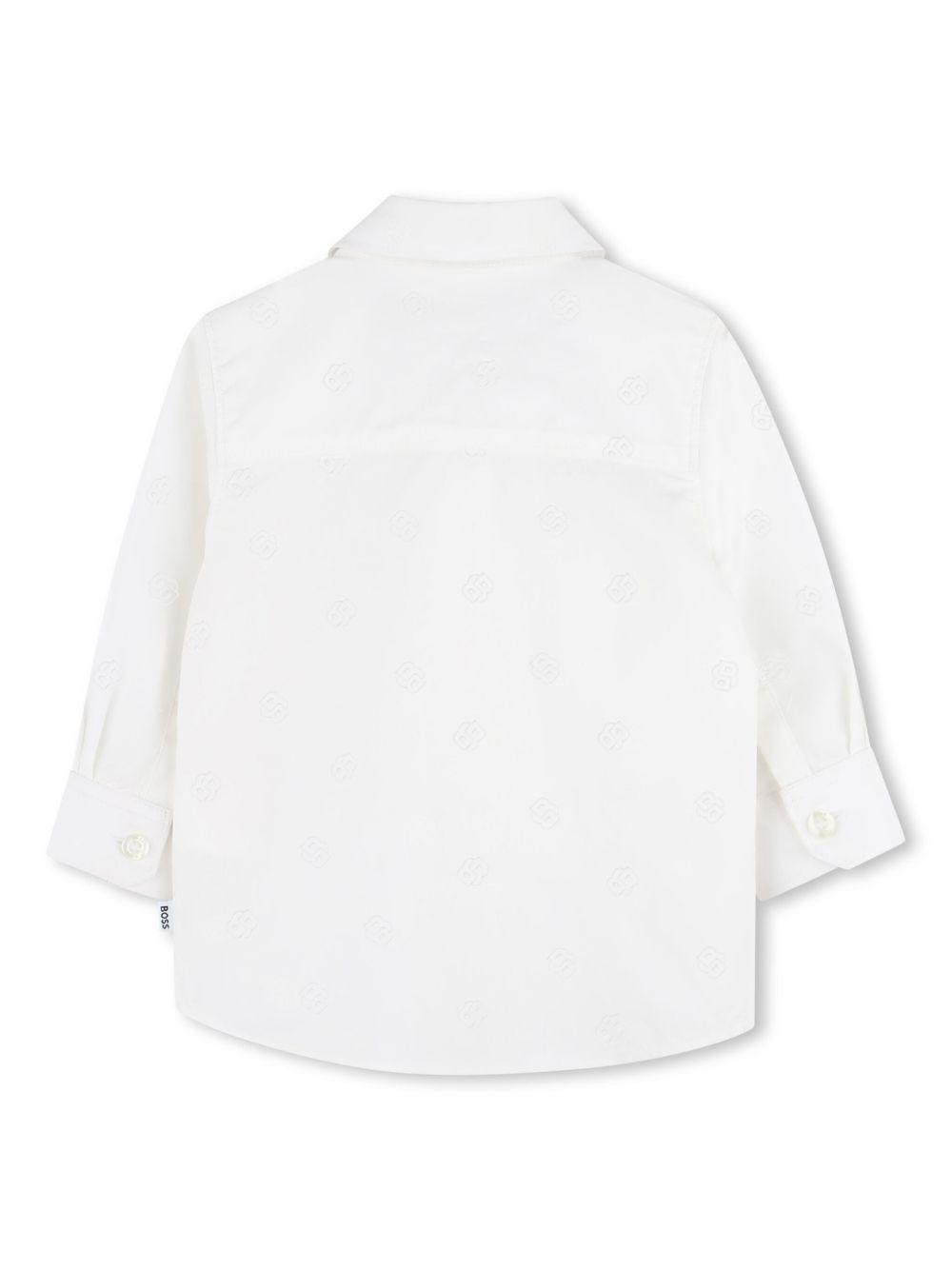 Camicia bianca neonato