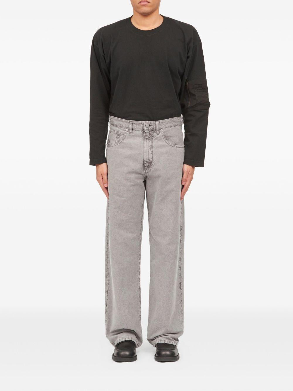 Jeans in cotone a gamba dritta SH0LA0036M35736 854 MM6 MAISON MARGIELA 