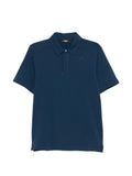 Polo in cotone con collo classico