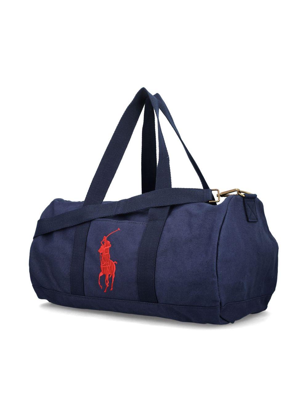 Borsone in Cotone con Ricamo Polo Pony 9AR025 BCV POLO RALPH LAUREN KIDS 