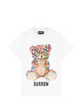 T-shirt con stampa teddy multicolor