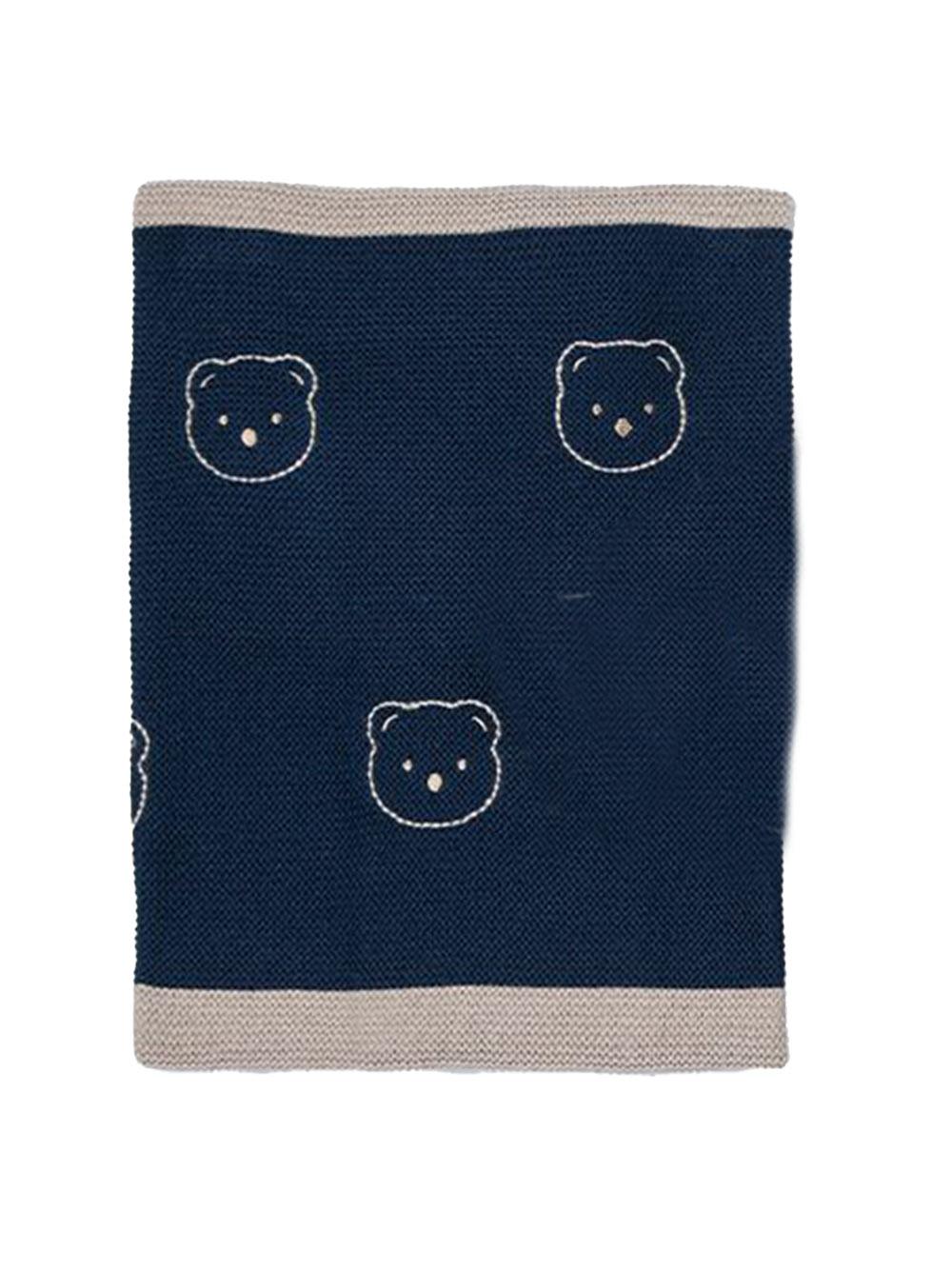 Coperta blu con orsetti neonato LA11423 4837 BABY LORD 