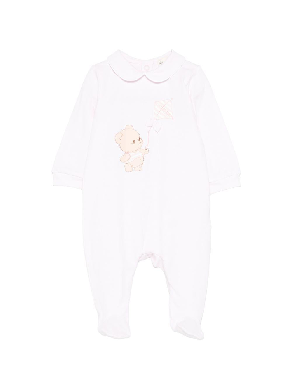 Tutina in cotone con piedini E26010 ROSA NANAN KIDS 