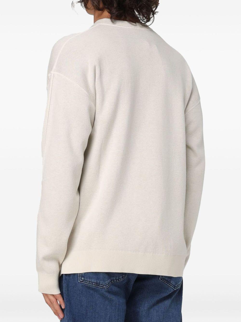 Felpa beige basic misto lana 50519624 131 BOSS 