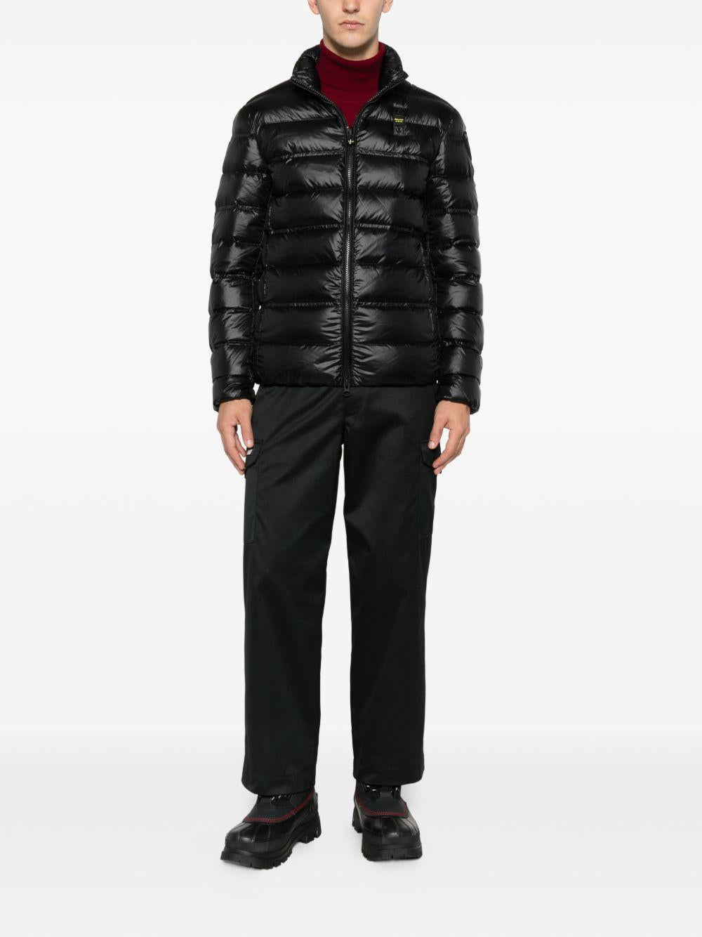 Piumino con zip nero 25WBLUC03090006719 999 BLAUER 