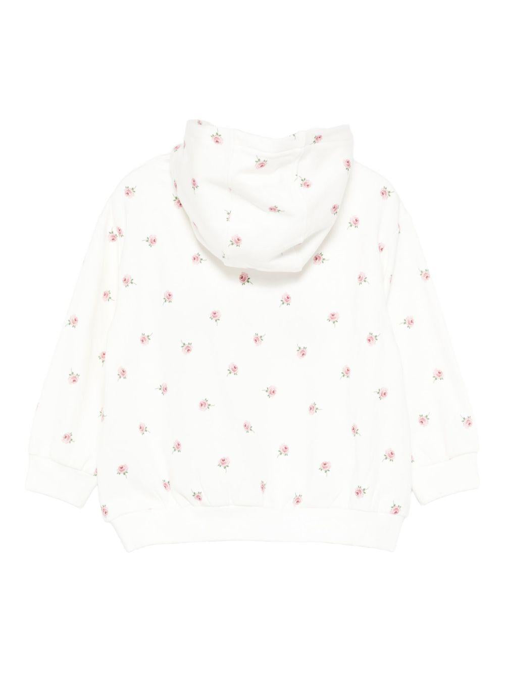 Top Bianco Opaco con Stampa a Fiori TX4C60Z3099 103MC STELLA MCCARTNEY KIDS 