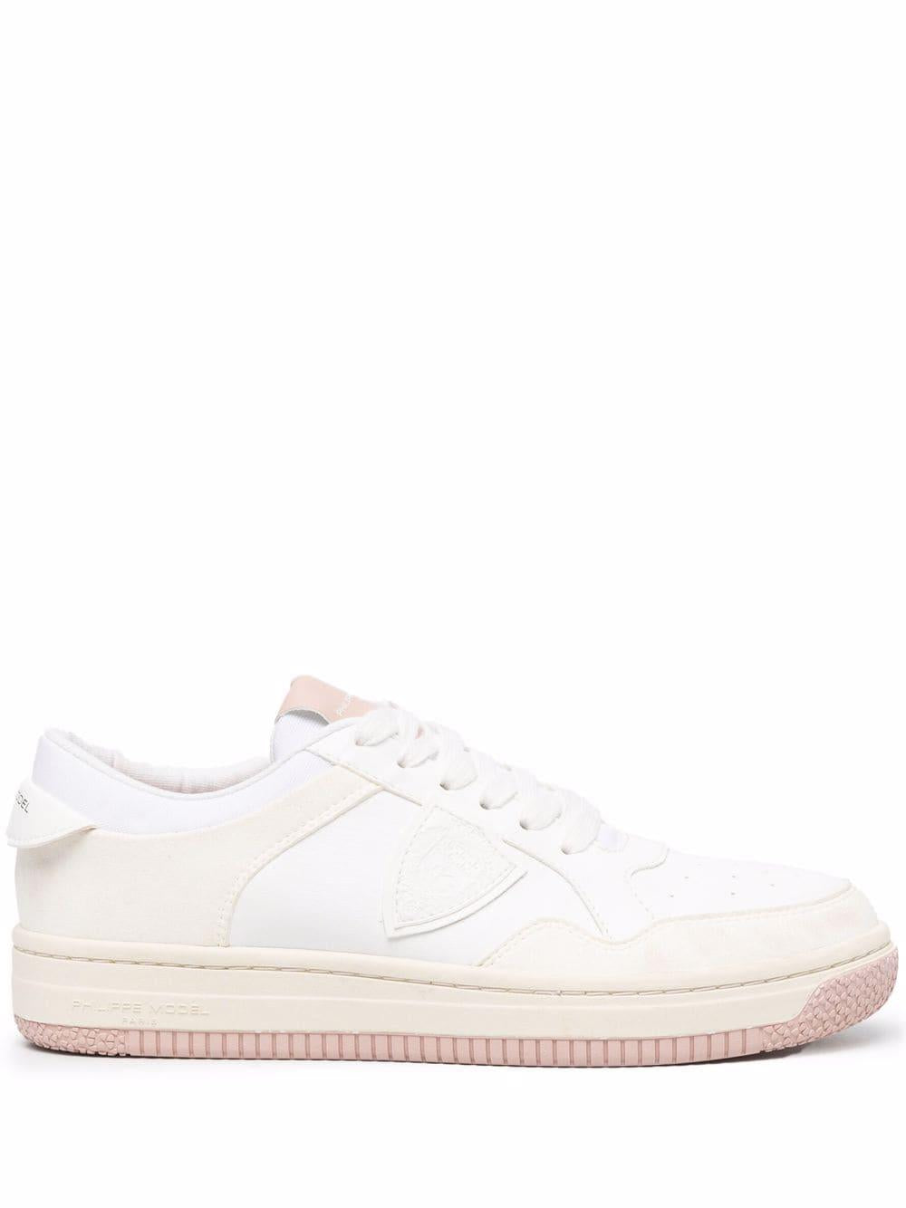 Sneakers Lyon bianche/rosa