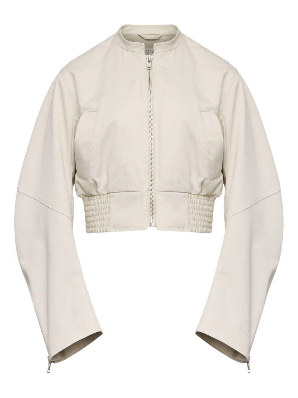 Bomber con maniche estese con zip S52AM0343M35729 102 MM6 MAISON MARGIELA 